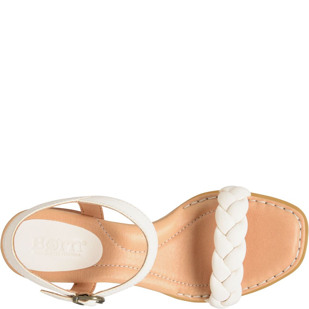 Born Simone Sandals White Butter Product ID-7TgkCOgu