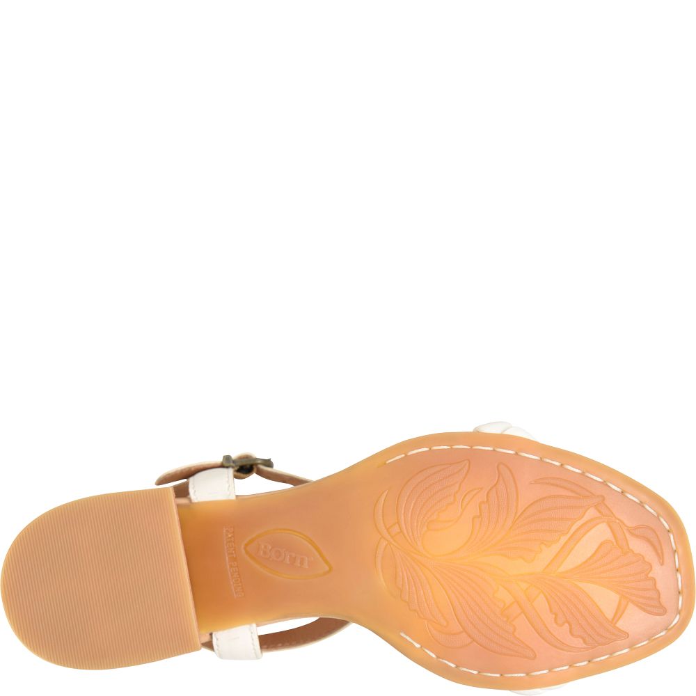 Born Simone Sandals White Butter Product ID-7TgkCOgu