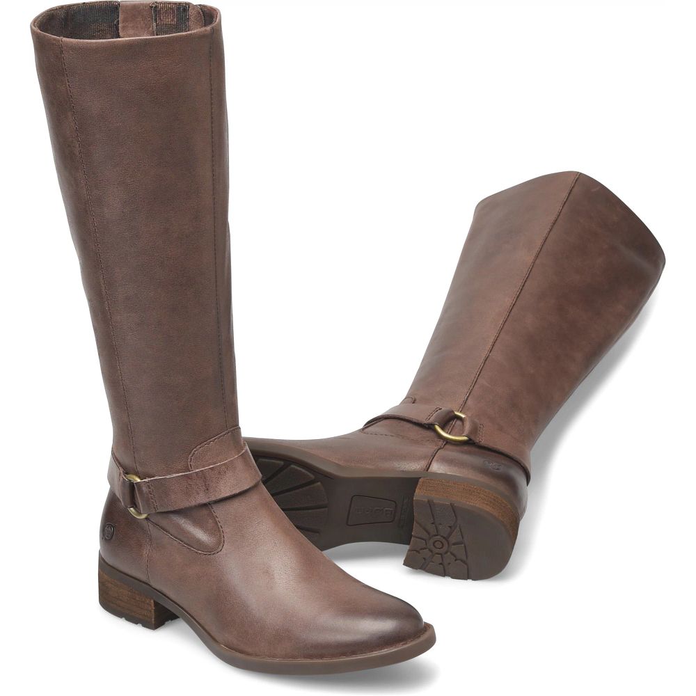 Born Saddler Boots Chocolate Product ID-8C1ojvK9