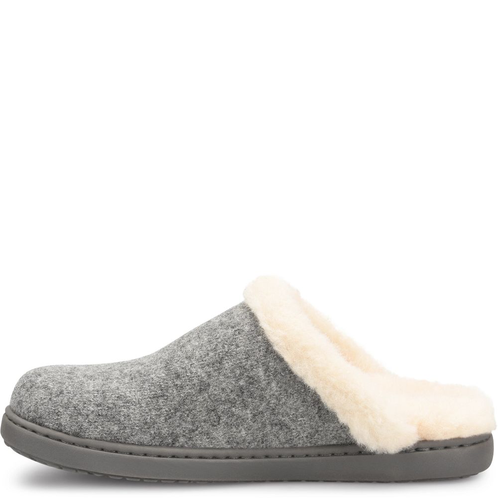 Born Zoe Slippers Grey Wool Combo Product ID-9aGjOkWO