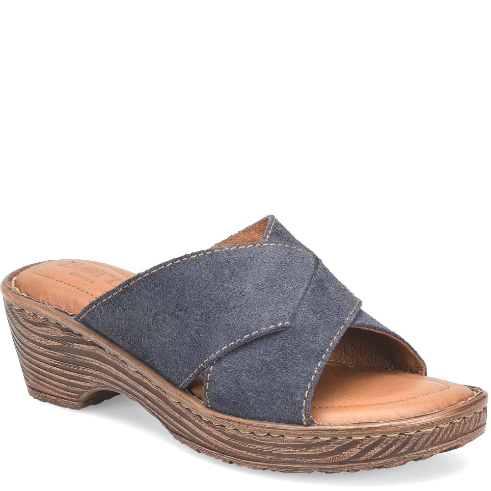 Born Teayo Basic Sandals Navy Indigo Distressed Product ID-D9tkyPnP