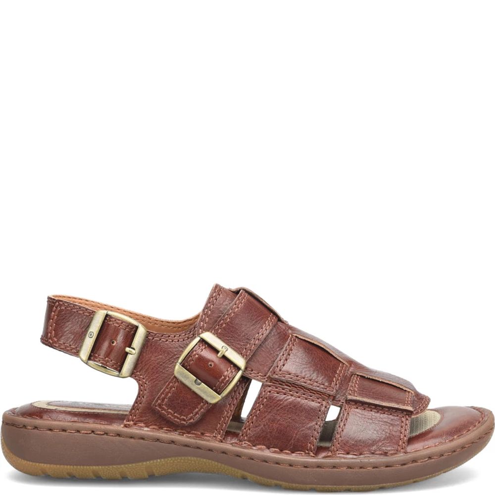 Born Miguel Sandals Dark Tan Bourbon Product ID-Dyc3xL7r