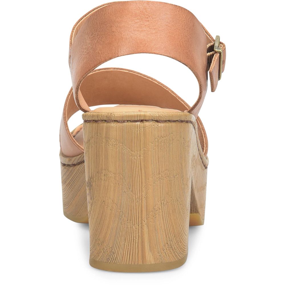 Born Lucca Sandals Brown Almond Product ID-FuSgsv3o