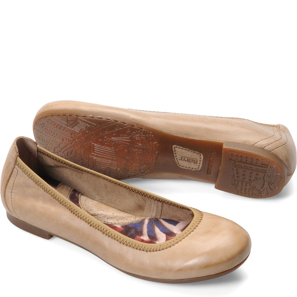 Born Julianne Flats Noche Tan Product ID-GG6jkKDg [BornShoes-124]