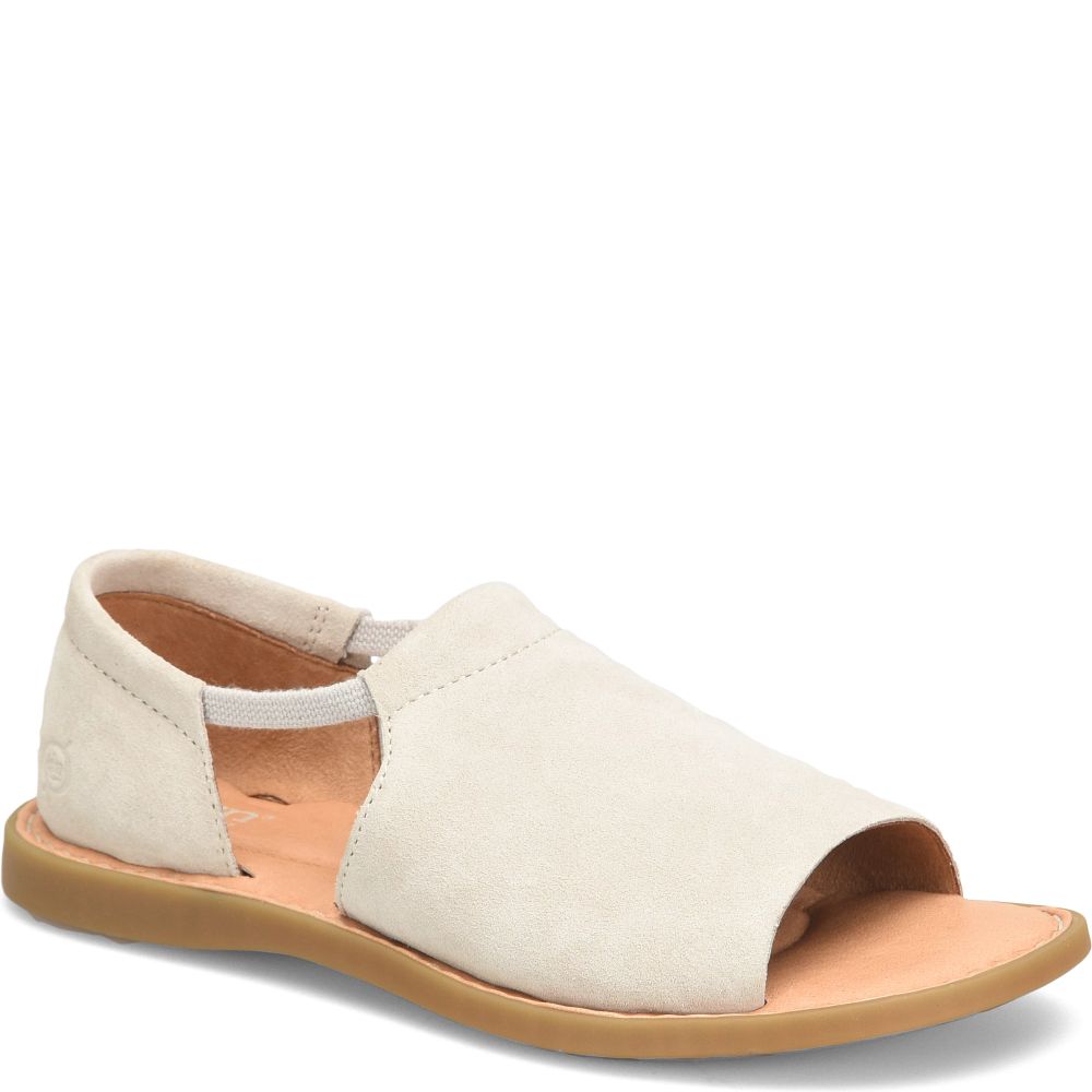 Born Cove Modern Sandals Cream Porcellana Suede Product ID-LqGdKDNt