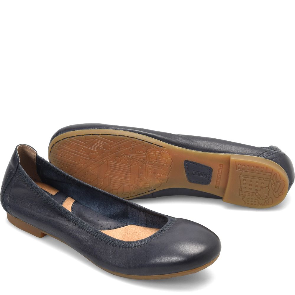 Born Julianne Flats Navy Product ID-M67q7Y1z [BornShoes-123]