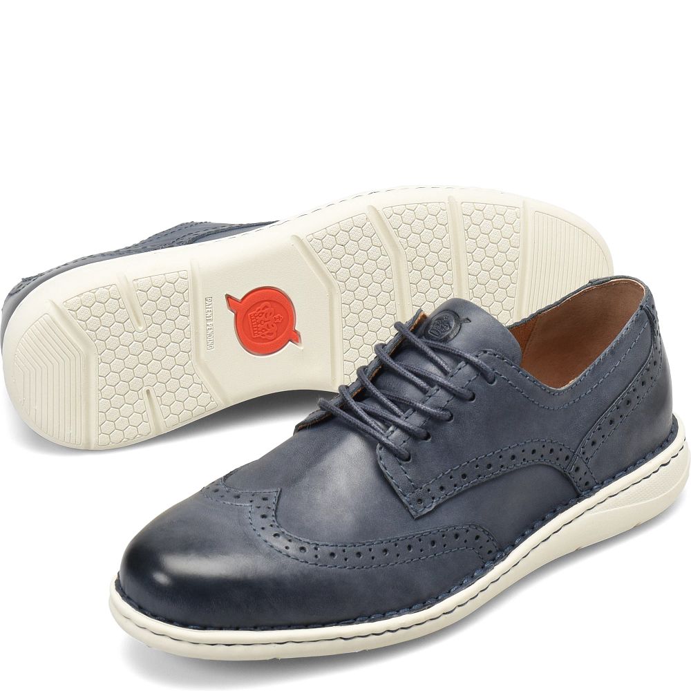 Born Tobias Slip-Ons Navy Oceana Product ID-O0nrXHzh