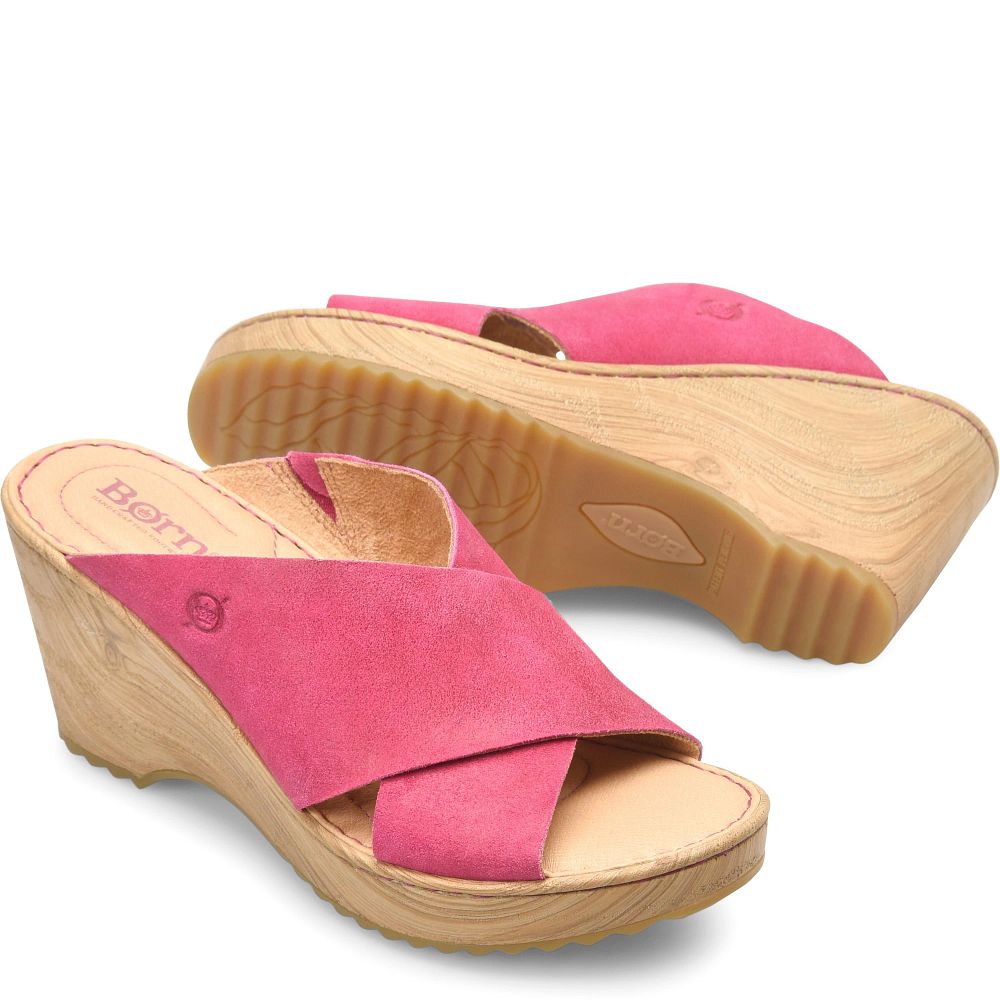 Born Nora Sandals Dark Peonia Product ID-OAHbIGA5 [BornShoes-200]