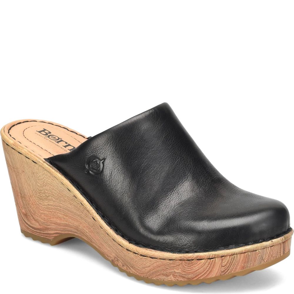 Born Natalie Clogs Black Product ID-R0q9skco