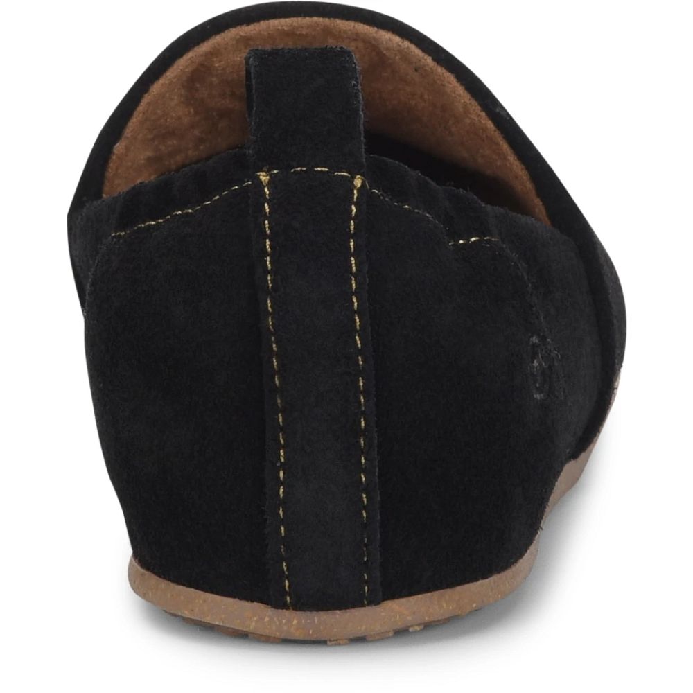 Born Margarite Slip-Ons Black Suede Product ID-RvGOUygs