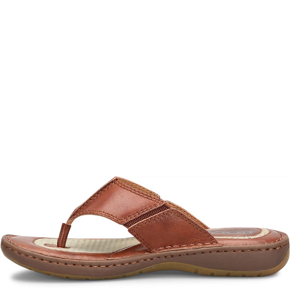 Born Corvo Sandals Dark Tan Bourbon Product ID-TQhauMNS