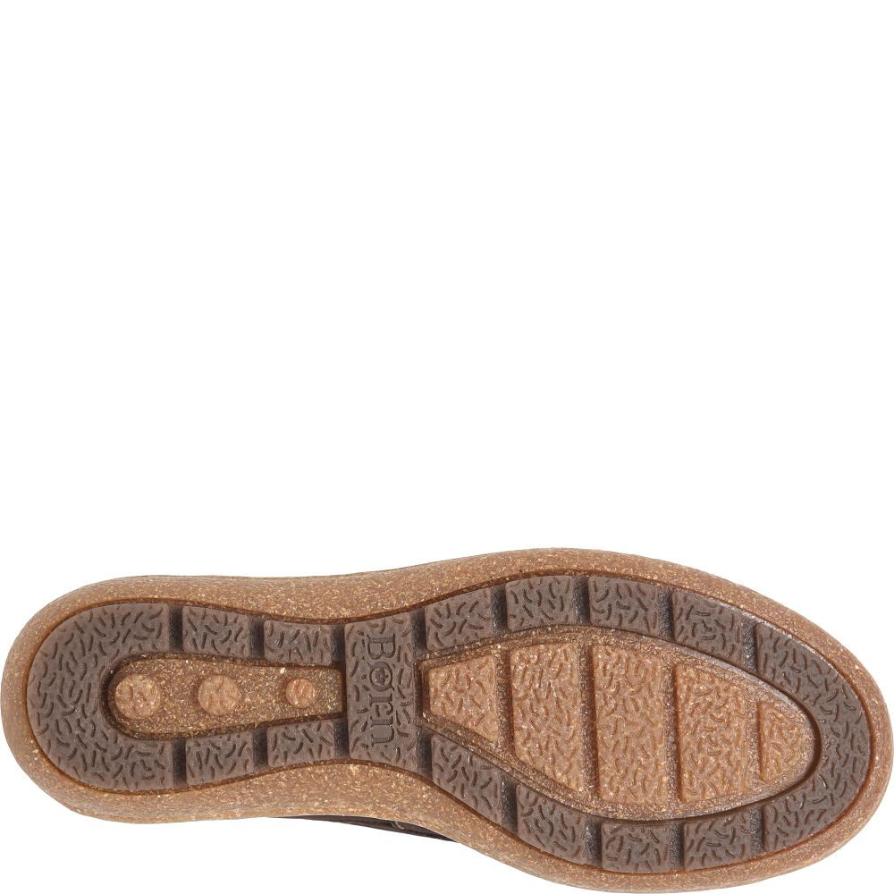 Born Nerina Slip-Ons Brown Crater Nubuck Product ID-UjzQRbi4