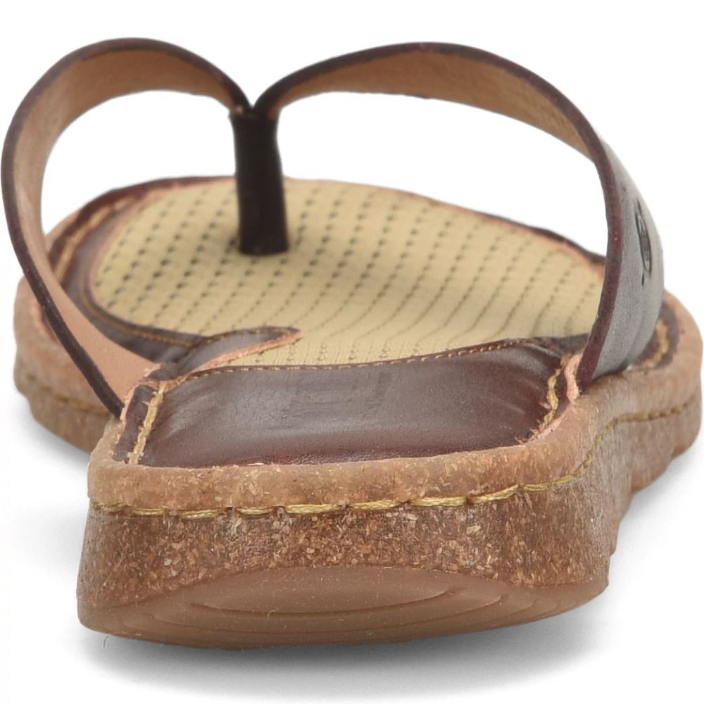 Born Bora Basic Sandals Dark Brown Product ID-WqSufSUF