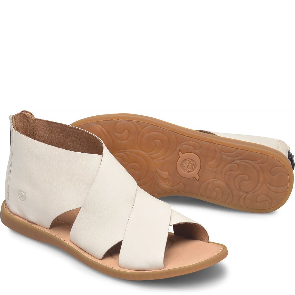 Born Imani Sandals White Ivory Product ID-X2Qc2GdA