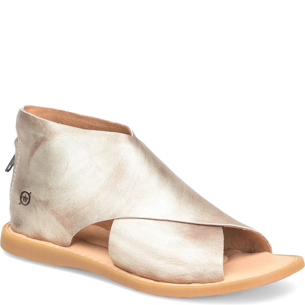 Born Iwa Sandals Gold Panna Cotta Product ID-ZPhfSSel