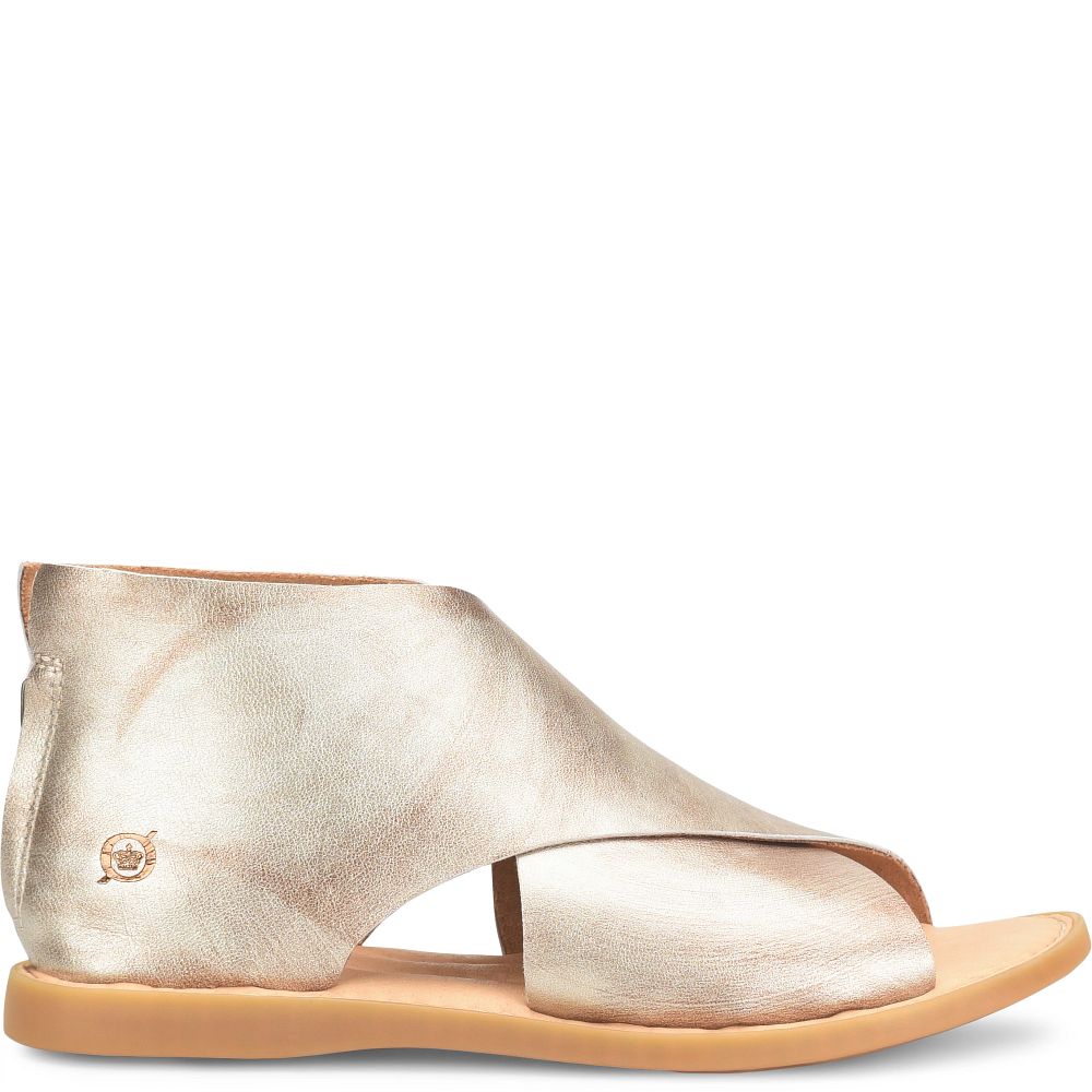 Born Iwa Sandals Gold Panna Cotta Product ID-ZPhfSSel