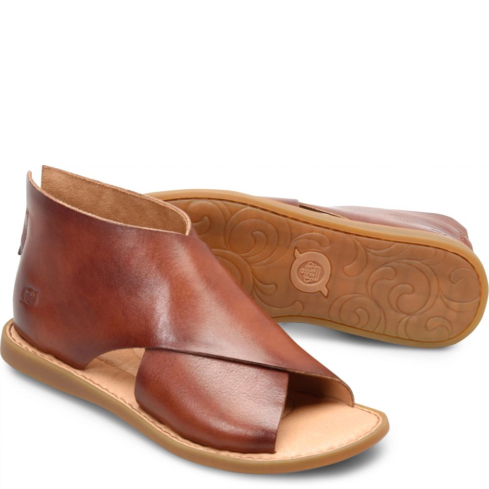 Born Iwa Sandals Dark Tan Bourbon Product ID-fvk7f009