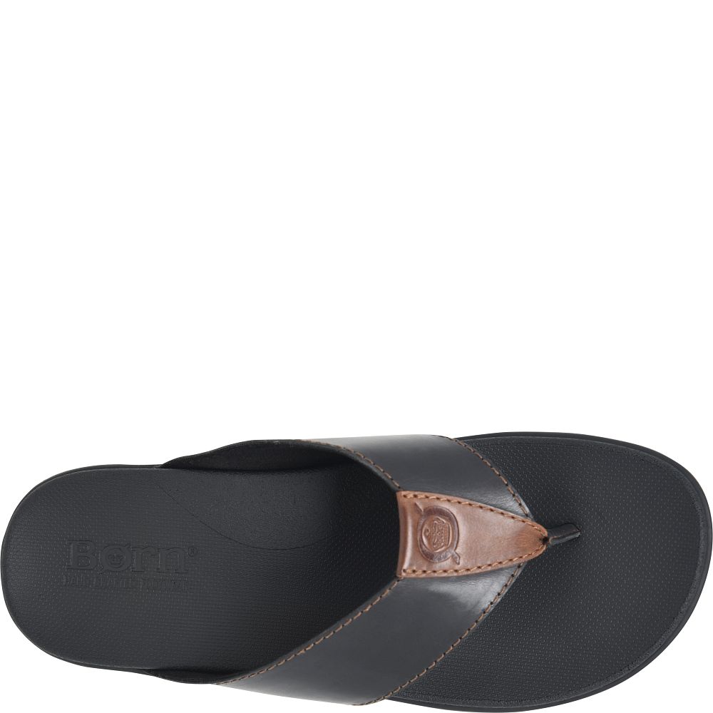 Born Gavin Sandals Black Product ID-jhi50ck0