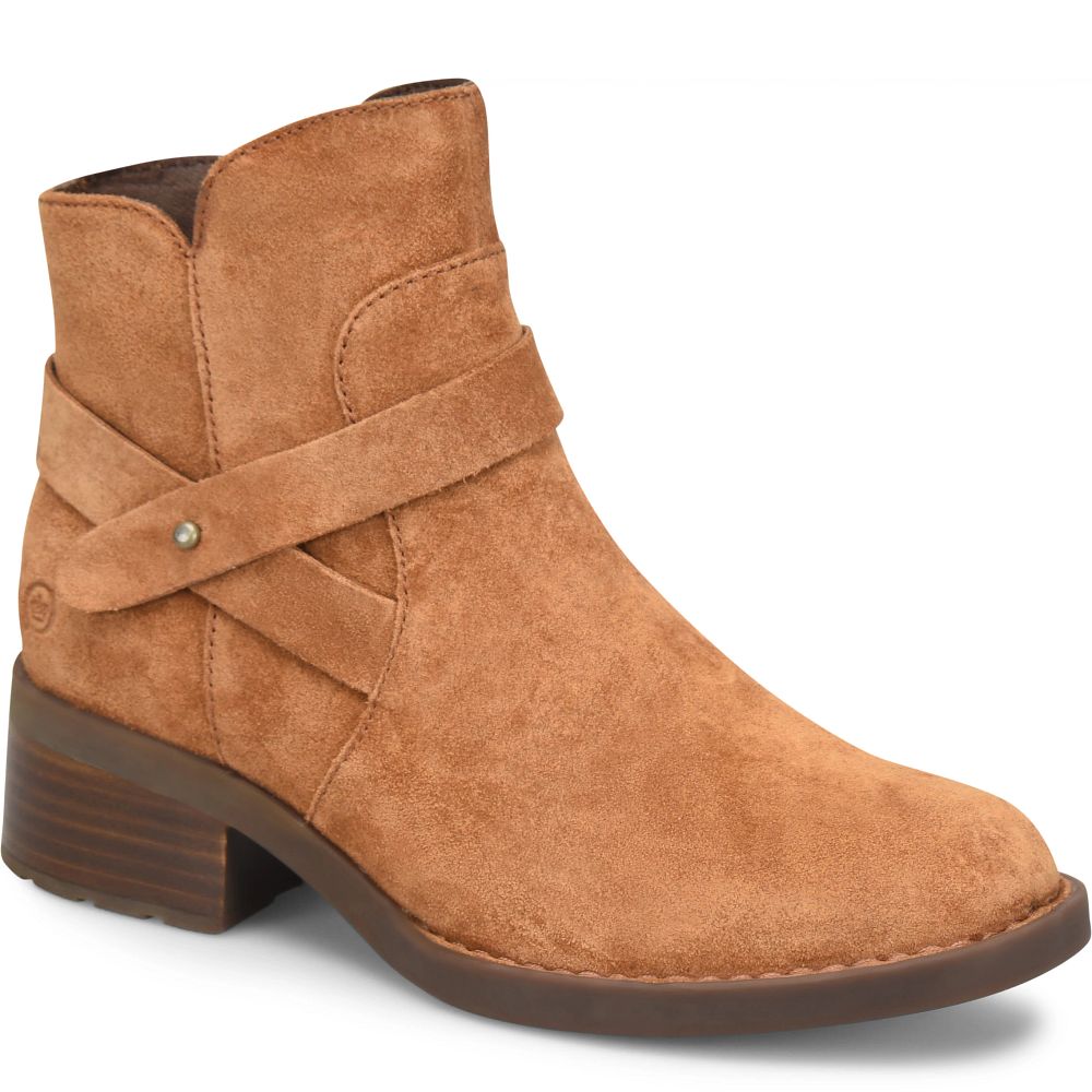 Born Tori Boots Tan Camel Suede Product ID-jvhigCNu