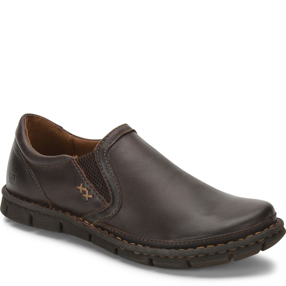 Born Sawyer Slip-Ons Dark Castano Product ID-lIaYcJyk