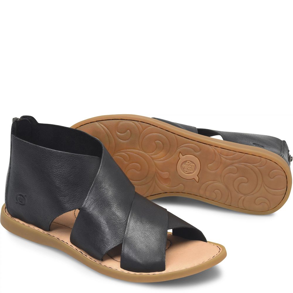 Born Imani Sandals Black Nero Product ID-rCN3H6Gf [BornShoes-218]