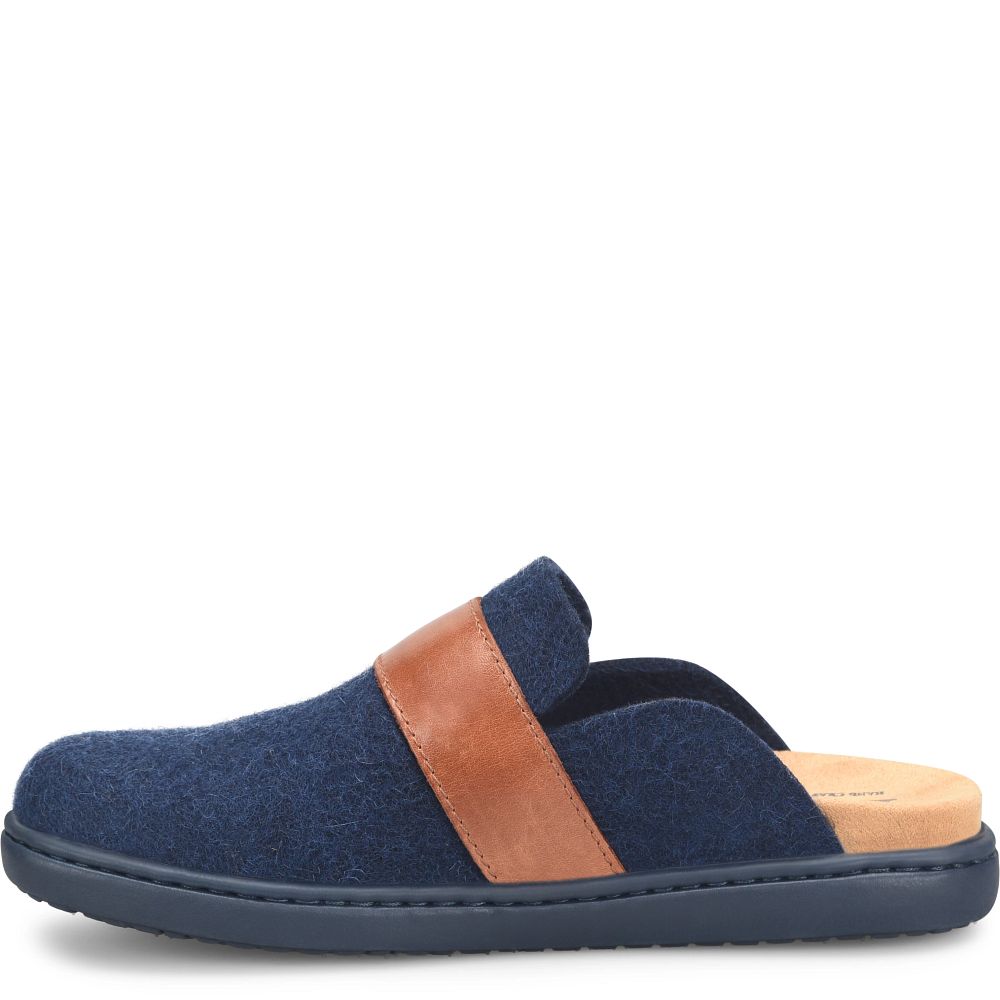 Born Lia Clogs Navy Felt Combo Product ID-u5OWkatJ