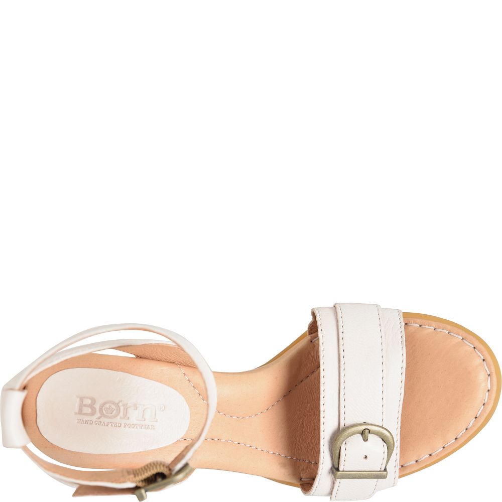 Born Tahlia Sandals White Ivory Product ID-v2F2AO1c