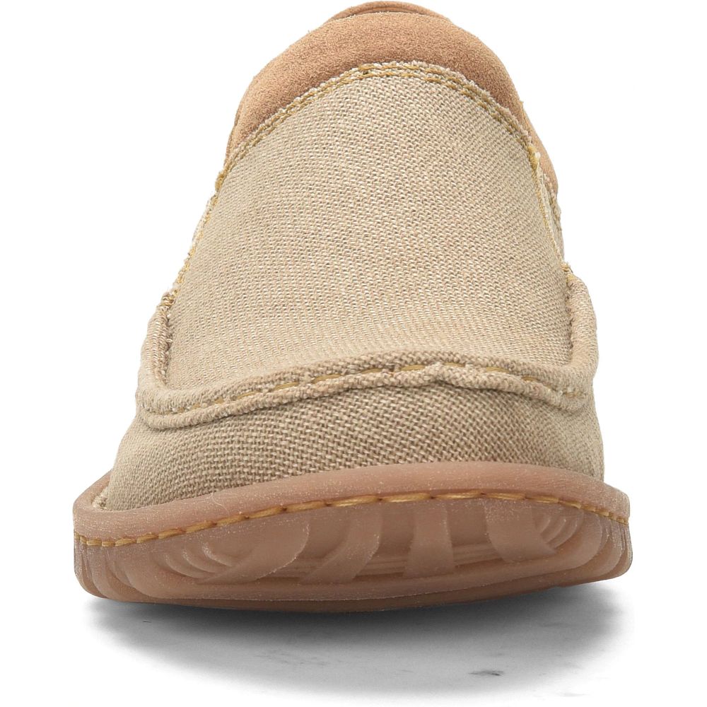 Born Gudmund Canvas Slip-Ons Natural Canvas Product ID-ypZQxKeR