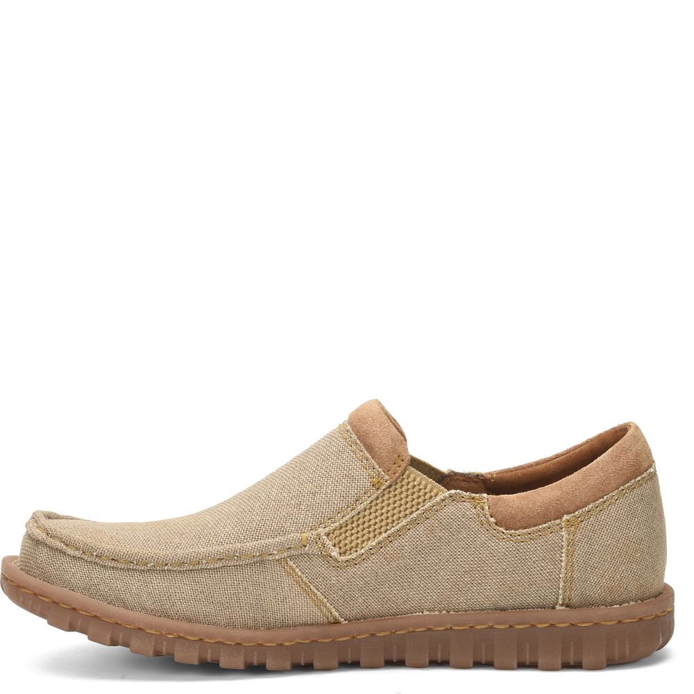 Born Gudmund Canvas Slip-Ons Natural Canvas Product ID-ypZQxKeR