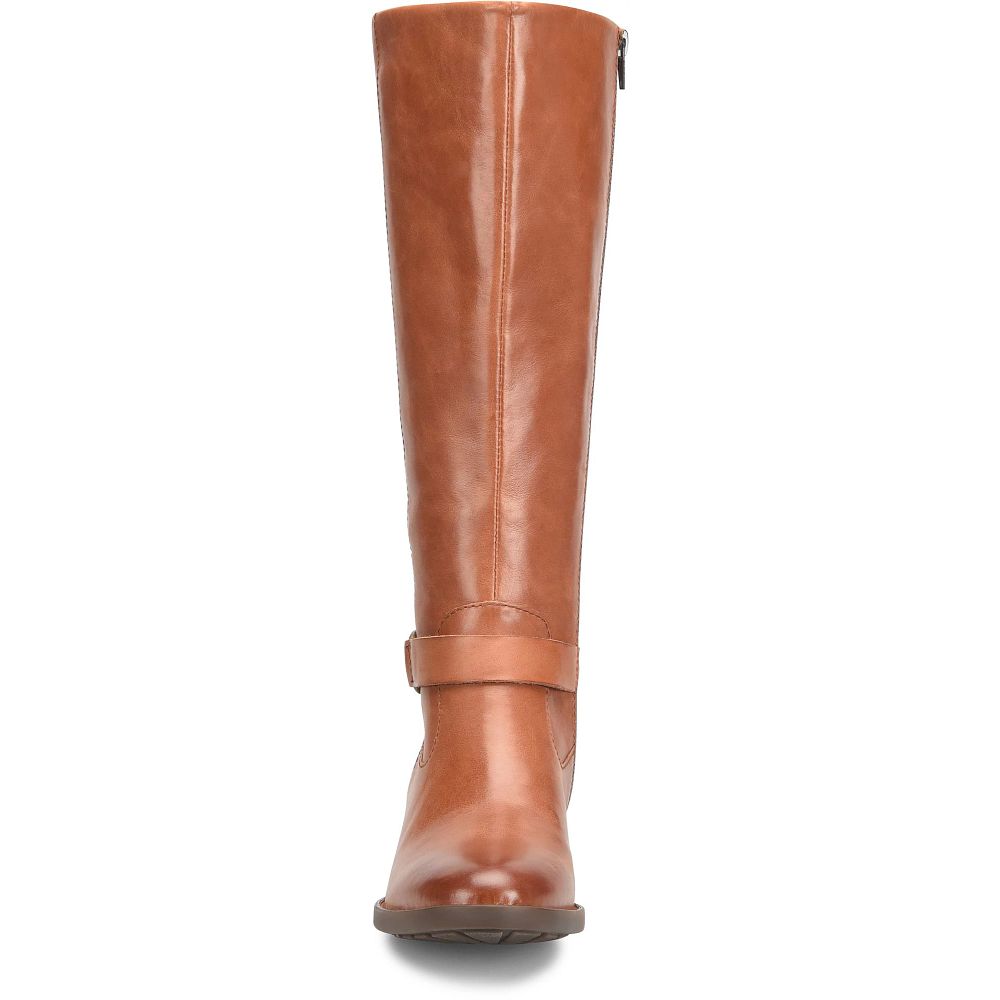 Born Saddler - Extended Calf Boots Cognac Product ID-yzdZ7f1C