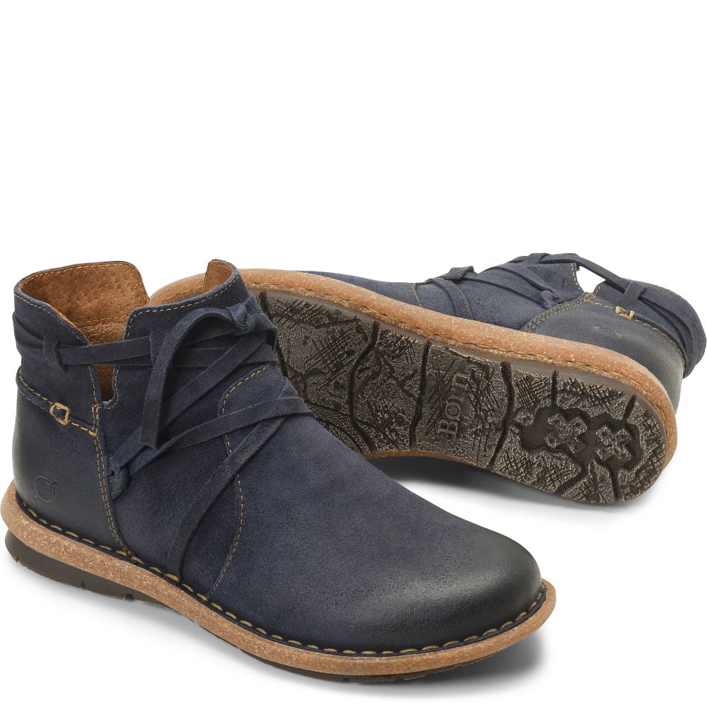 Born Tarkiln Boots Navy Blue Distressed Product ID-zABtYJOx